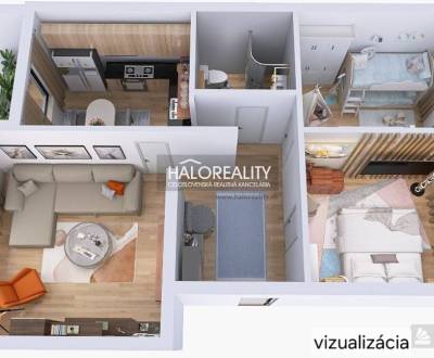 Predaj, trojizbový byt Bratislava Karlova Ves, Pribi...