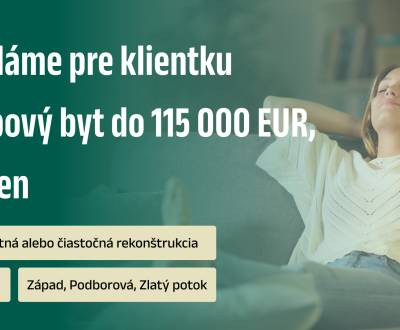 Hľadáme 1-izbový byt vo Zvolene