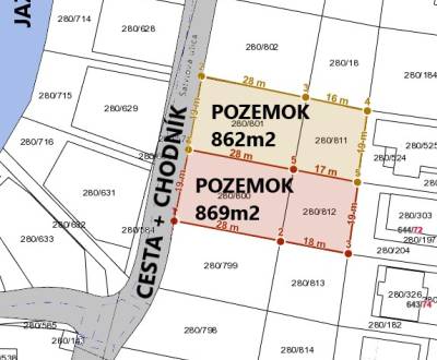 Stavebné pozemky v obci Hrubá Borša, okres Senec