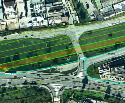 Investičný pozemok 2654m2 - Košice - Nové Ťahanovce
