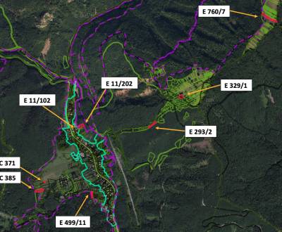 Dolný Harmanec – 2.000 m2 ORNÁ PÔDA a LESY