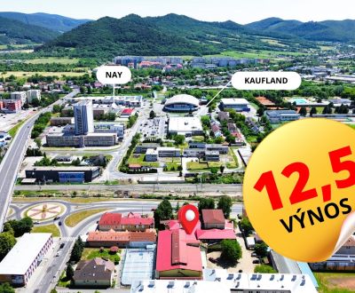INVESTÍCIA / EXPANZIA: Retailový objekt 1600 m² s 12,5 % pot. výnosom