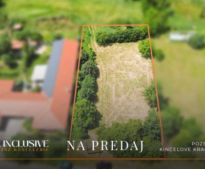 NA PREDAJ STAVEBNÝ POZEMOK (1272 M²),KYNCEĽOVE KRAČANY