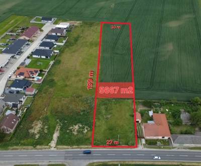 Stavebný pozemok Potvorice / Brunovce 5667 m2