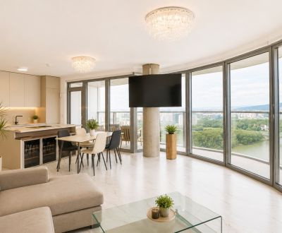 Prenájom luxusného 3 izbového bytu v objekte EUROVEA TOWER