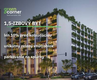 1,5 izbový byt 48,63m² | Greencorner | Bratislava-Nové mesto