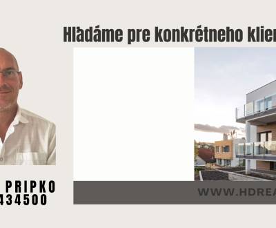 Hľadáme pre klienta 1-izbový byt v