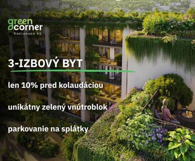 3 izbový byt 98m² | Greencorner | Bratislava-Nové mesto
