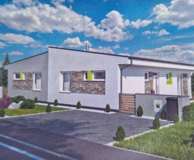 Moderný dvojdom s 2 bytovými jednotkami s tepelným čerpadlom