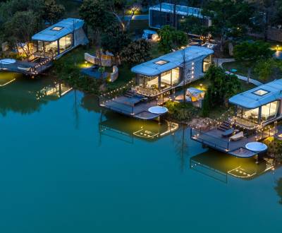 Vesmírna kapsula VESSEL E7 s balkónom a terasou, 38 m2