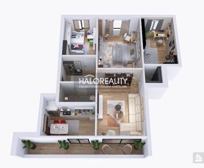 Predaj, štvorizbový byt Bratislava Rača, Kubačova