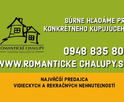 Hľadám dom, chatu, chalupu v obci Jelenec a okolí