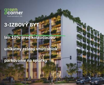 3 izbový byt 99m² | Greencorner | Bratislava-Nové mesto