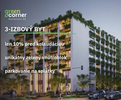 3 izbový byt 98m² | Greencorner | Bratislava-Nové mesto