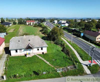 Mimoriadne veľký 55-árový pozemok so starším domom pri Vranove – Sačur