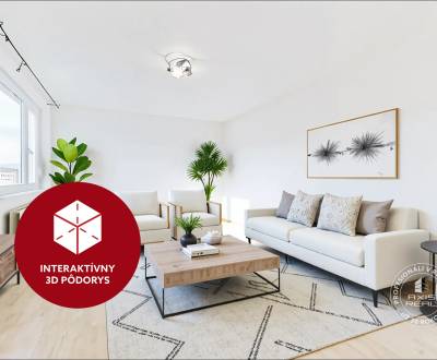 PRIESTRANNÝ 3-izbový byt na sídlisku Západ