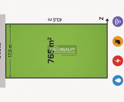 Predaj, pozemok pre rodinný dom   765 m2 Rakovice