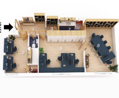 Nebytový priestor s možnosťou zmeny v užívaní na bývanie, Justičná, BA