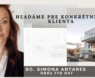 Hľadáme pre klienta novostavbu rodinného domu vo Svätom Jure