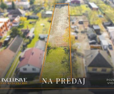 NA PREDAJ STAVEBNÝ POZEMOK (1383 m²), VYDRANY