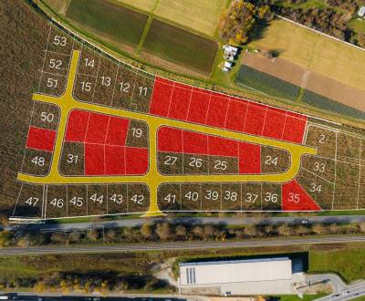 Predaj stavebných pozemkov - Trenčín, Tr.Biskupice 