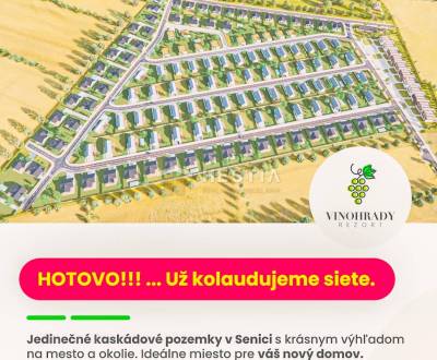 Stavebné pozemky v novej lokalite VINOHRADY REZORT Senica