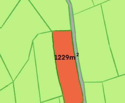 Na predaj Rekreačný stavebný  pozemok Oščadnica, 1229 m2
