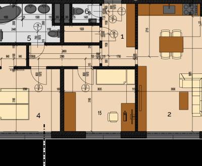 NOVOSTAVBA 3 izb. bytu 69 m2 + balkón na Drotárskej ceste