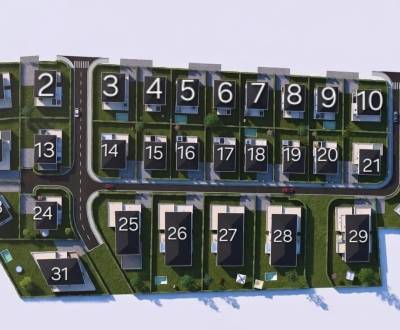 31 nových stavebných pozemkov v modernej štvrti – siete, optika, cesta