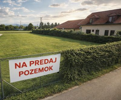 PREDAJ - pozemok 550 m2 v obci Dolné Chlebany