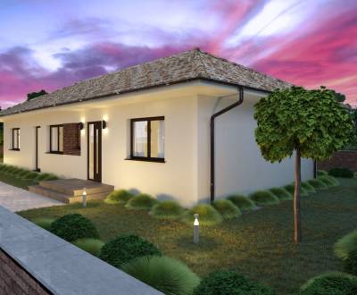 NA PREDAJ 4 × 4-IZBOVÉ TEHLOVÉ NOVOSTAVBY, GABČÍKOVO