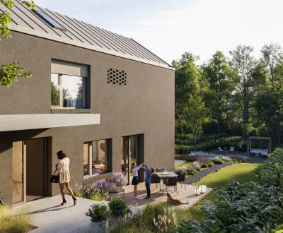 RIEVKY Premium, POSLEDNÝ 5-i RD s POTOKOM a LESOM v boutique rezorte