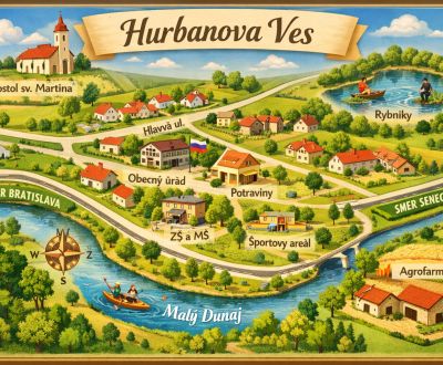 HURBANOVA VES - pozemok pre výstavbu rodinného domu