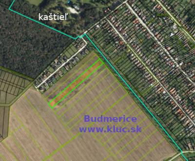 Investičná príležitosť. Pôda pri budmerickom kaštieli.