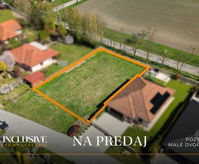 Na predaj 1046 m² stavebný pozemok, Malé Dvorníky