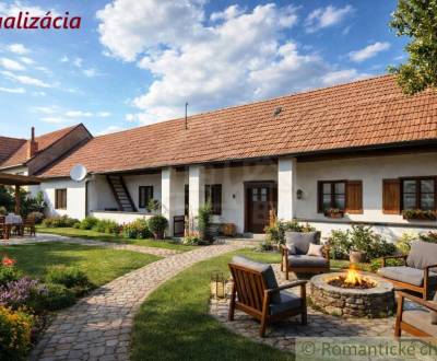 Gazdovský dom s veľkým pozemkom v obci Tešmák, okres Levice