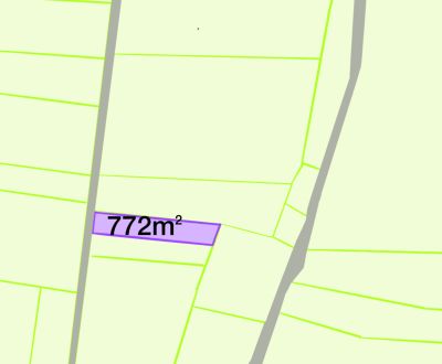 Predám Stavebný pozemok Pravenec, 772 m2