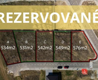 Stavebné pozemky na predaj Častkovce - Rezervované