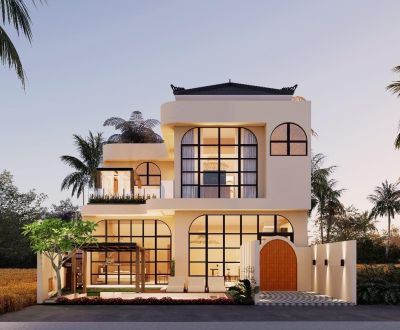PONÚKAME INVESTIČNÝ POZEMOK S PROJEKTOM MODERNEJ VILY – CANGGU, BALI