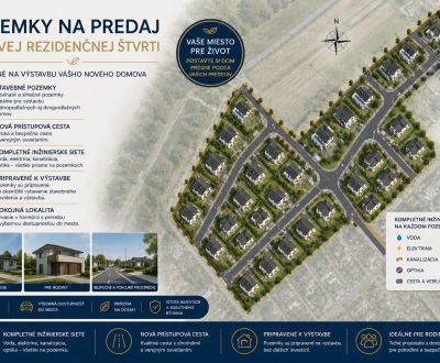 NOVÁ REZIDENČNÁ ŠTVRŤ V ŠALI – STAVEBNÉ POZEMKY