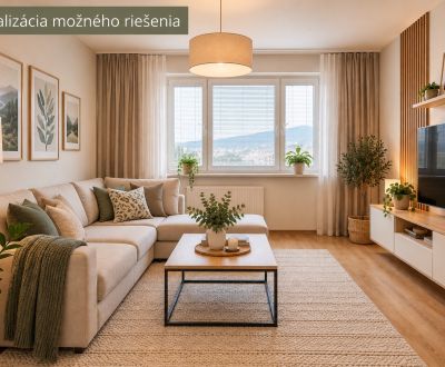 PREDAJ: 3 izbový byt, 63 m2, Brezno - Mazorník 