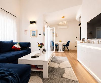 Kaštel Štafilič(HR) – zariadený 3-izbový apartmán s výhľadom