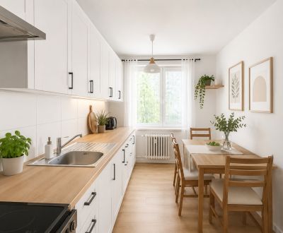 Na predaj kompletne zrekonštruovaný 3-izbový byt s balkónom v centre 