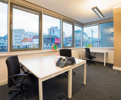 Flexibilné kancelárie Europeum-BAI - Open space a zasadacie miestnosti