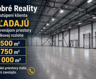 Prenájom skladu a haly, Prešov