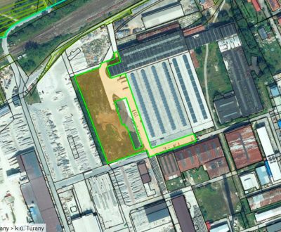 Investičný pozemok 7 040 m² | Turany | Priemyselná výstavba
