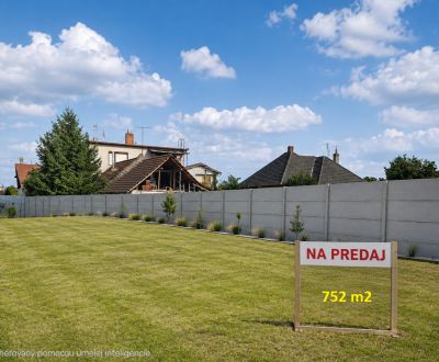 Stavebný pozemok 752m2 v tichej štvrti Tešedíkovo