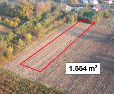Markovce – 1.554 m2 POZEMOK na mobilný dom / karavan 