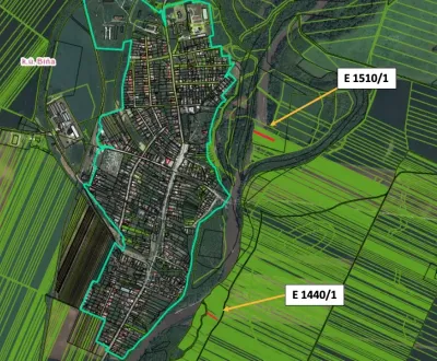 Bíňa – 150 m2 POZEMKY v pozemkových úpravách