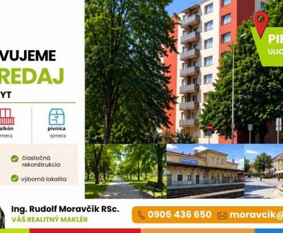 PRIPRAVUJEME NA PREDAJ – 3-IZBOVÝ BYT 79 m2 V PIEŠŤANOCH, UL. A.HLINKU
